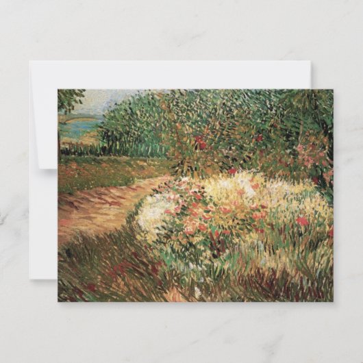 Carte Voyer d'Argenson Park Asnières par Vincent van Gog (Devant)