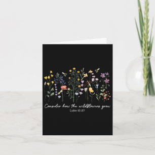 Carte Voyez Comment les Fleurs sauvages grandissent Jésu