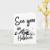 Carte Voyez-Vous À Halblech Allemagne Vacances Ski (Fleur jaune)