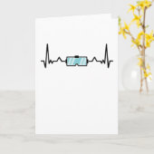 Carte VR Cadeau réalité virtuelle Gamer Heartbeat (Fleur jaune)