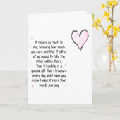 CARTE VRAI AMITIÉ ***JOUR D'ANNIVERSAIRE**** (Fleur jaune)