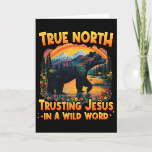 Carte Vrai-nord Faire Confiance à Jésus Dans un Monde Sa