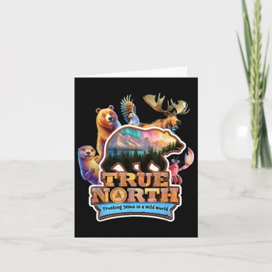 Carte Vrai North Vbs 2025 Trusting Jesus Christian Camp (Devant)