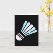 Carte Vraiment comme le volant de badminton 3 (Fleur jaune)