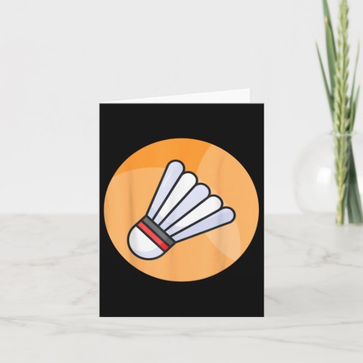 Carte Vraiment comme le volant de badminton 5  (Devant)