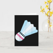 Carte Vraiment comme Volant de badminton Birdie 9 (Fleur jaune)