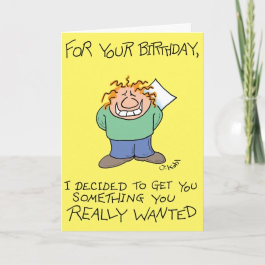 Carte Vraiment voulu (Devant)