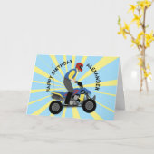 CARTE VTT (Fleur jaune)