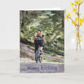 CARTE VTT (Fleur jaune)