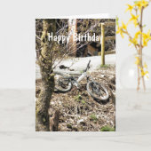 CARTE VTT (Fleur jaune)