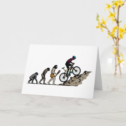 CARTE VTT (Fleur jaune)