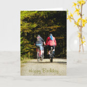 CARTE VTT (Fleur jaune)