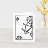 CARTE VTT (Fleur jaune)