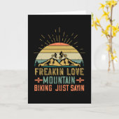 Carte VTT - Freakin Love VTT (Fleur jaune)