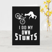 Carte VTT VTT VTT VTT Vélo Downhill Cadeau (Fleur jaune)