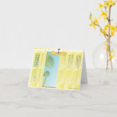 Carte Vue (Fleur jaune)