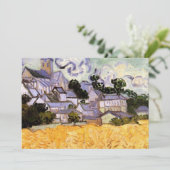 Carte Vue d'Auvers avec l'église par Vincent van Gogh (Debout devant)