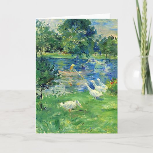 Carte Vue de Bois de Boulogne par Berthe Morisot (Devant)