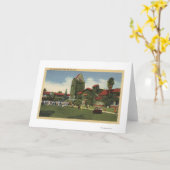 Carte Vue de campus d'université d'état de San Jose (Fleur jaune)