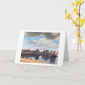 Carte Vue de Delft, Johannes Vermeer, 1659-1660 (Fleur jaune)