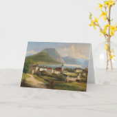 Carte Vue de Gmunden | Johann Wilhelm Jankowsky (Fleur jaune)