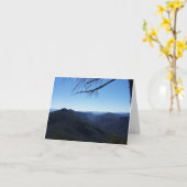 Carte Vue de gorge de Linville (Fleur jaune)