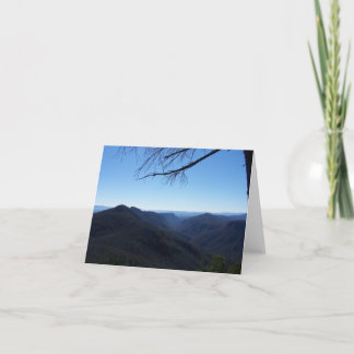 Carte Vue de gorge de Linville