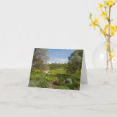 Carte Vue de jardin de perron (Fleur jaune)