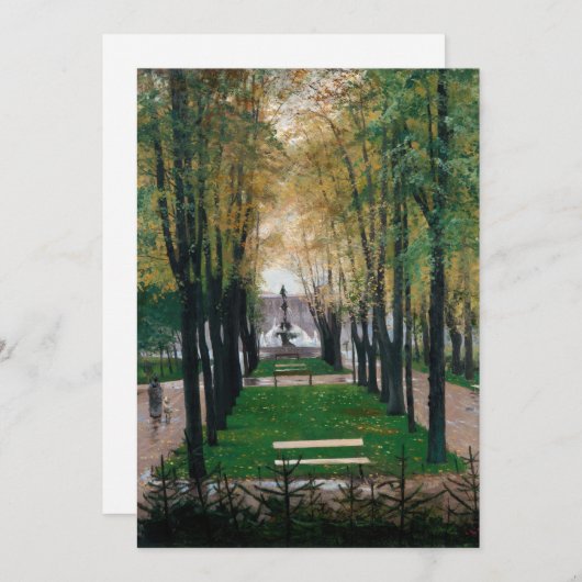 Carte Vue de la Galerie Fürstenberg | Hugo Birger (Devant / Derrière)