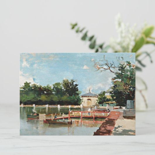 Carte Vue de la Jetty | Joaquín Sorolla (Debout devant)