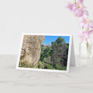 Carte Vue de l'église de Ruta del Agua, Chelva, Valence,