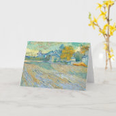 Carte Vue de l'église Saint-Paul | Vincent van Gogh (Fleur jaune)