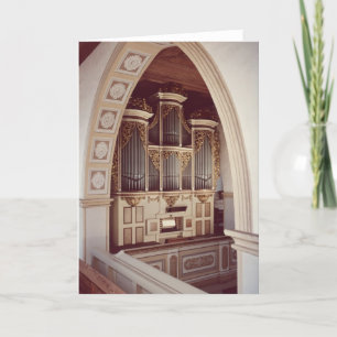 Carte Vue de l'organe dans l'église chez Rotha