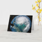 Carte Vue De L'Ouragan Dorian. (Fleur jaune)