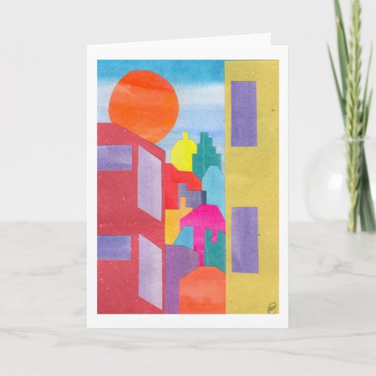 Carte Vue de ma fenêtre (Devant)