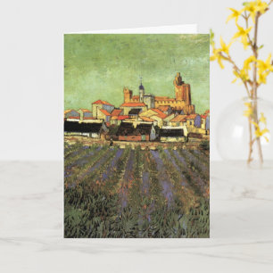 Carte Vue de Saintes Maries par Vincent van Gogh