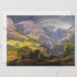 Carte Vue de Stalheim en Norvège