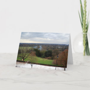 Carte Vue de terrasse de colline de Richmond, Surrey,