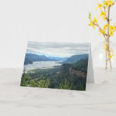 Carte Vue de Vista House, Oregon (Fleur jaune)