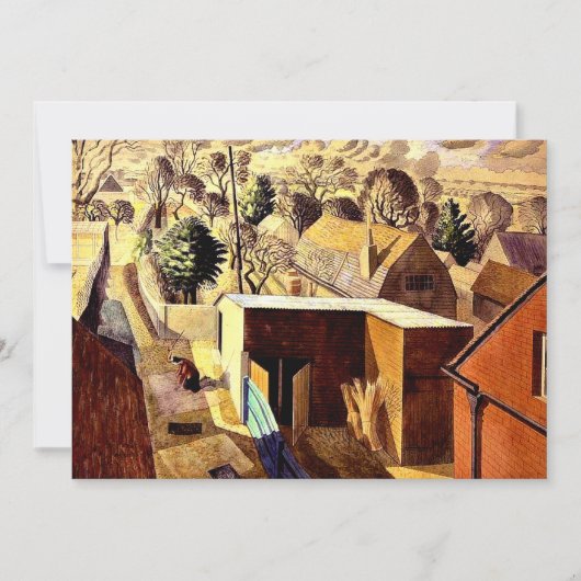 Carte Vue depuis Brick House, Great Bardfield, (Devant)