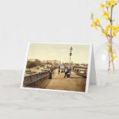 Carte Vue depuis la jetée, I., Sud-sur-mer, Angleterre o (Fleur jaune)