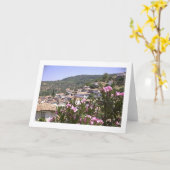 Carte Vue des fleurs (Fleur jaune)