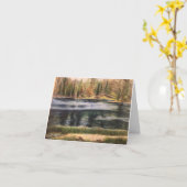 Carte Vue du lac Bass (Fleur jaune)