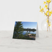 Carte Vue du lac Sprague (Fleur jaune)