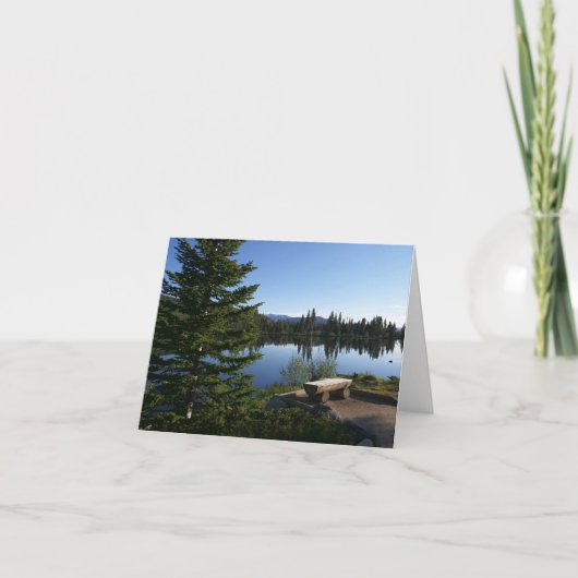 Carte Vue du lac Sprague (Devant)
