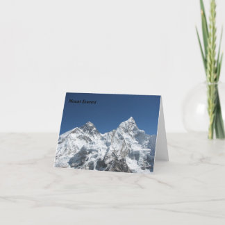 Carte Vue du mont Everest depuis Kala Patar