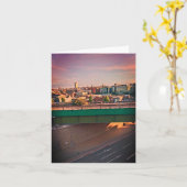Carte Vue, du pont (Fleur jaune)