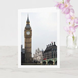 Carte Vue du pont du palais de Westminster, Londres, Ang