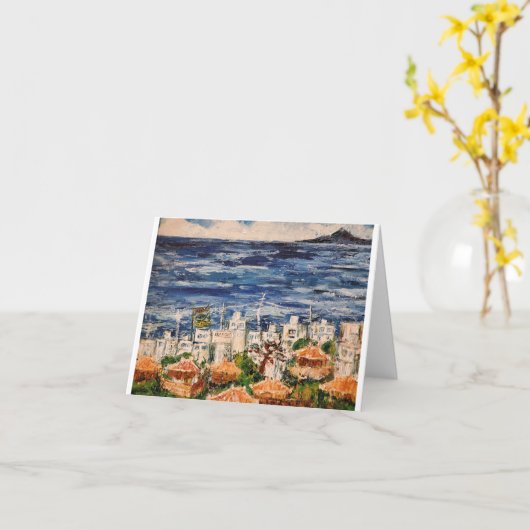 Carte Vue d'une île (Okinawa) (Fleur jaune)