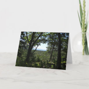 Carte Vue estivale dans le parc national d'Acadia